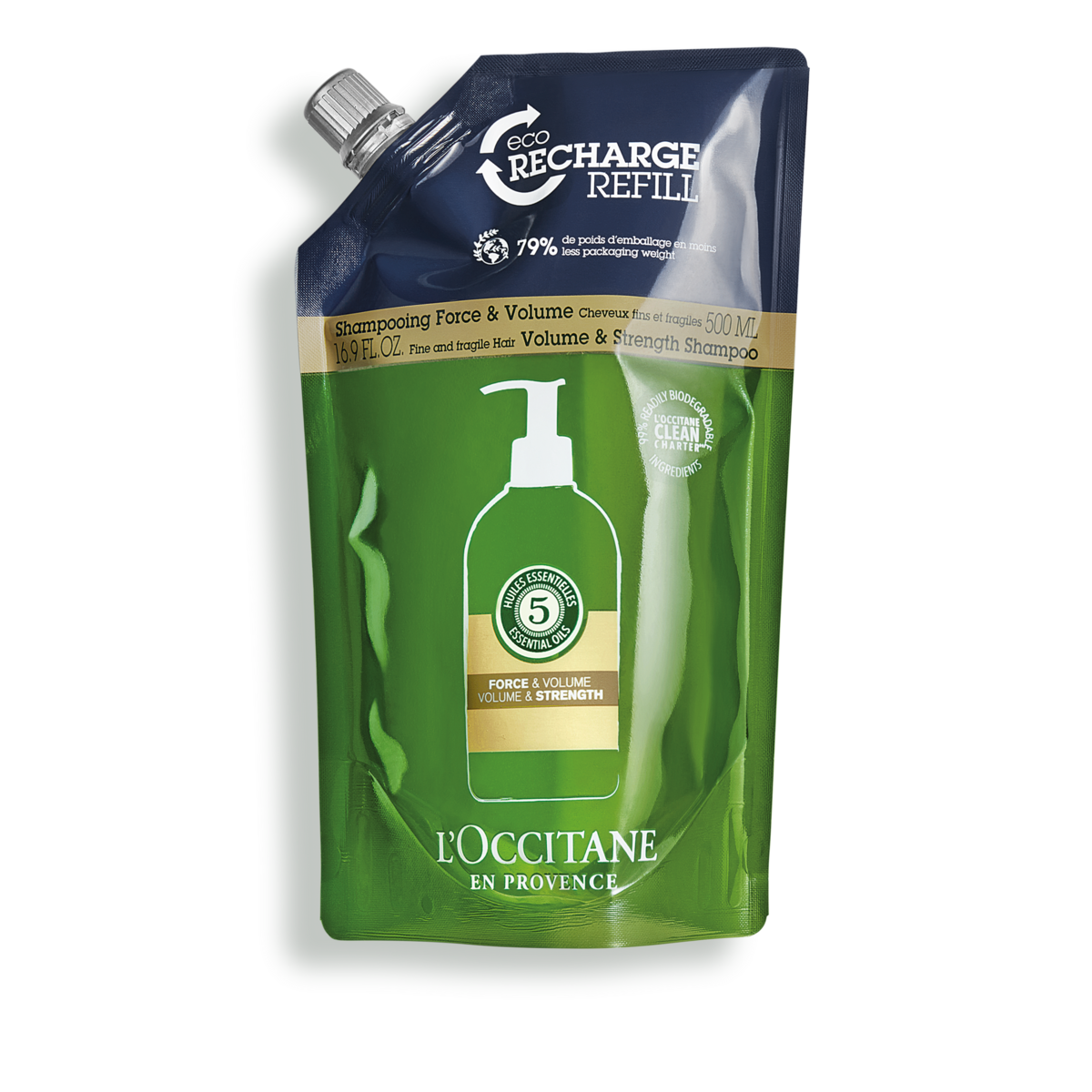 Rimbushës Shampo Forcë & Volum nga Aromakologjia